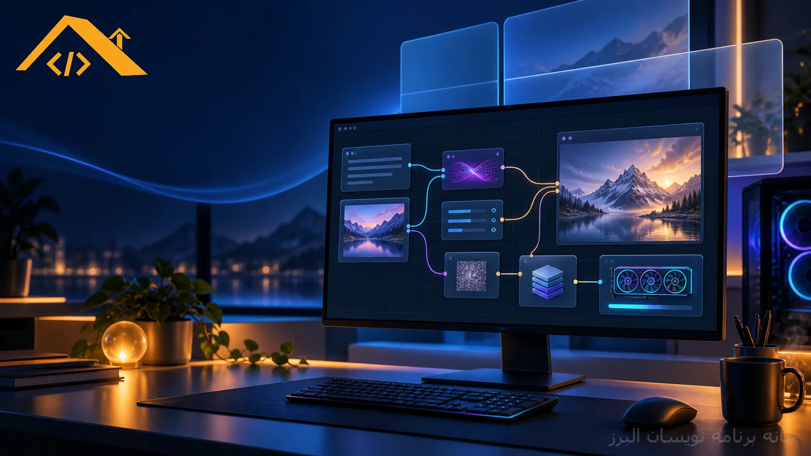 آموزش نصب ComfyUI در ویندوز؛ ساخت اولین Workflow تولید تصویر