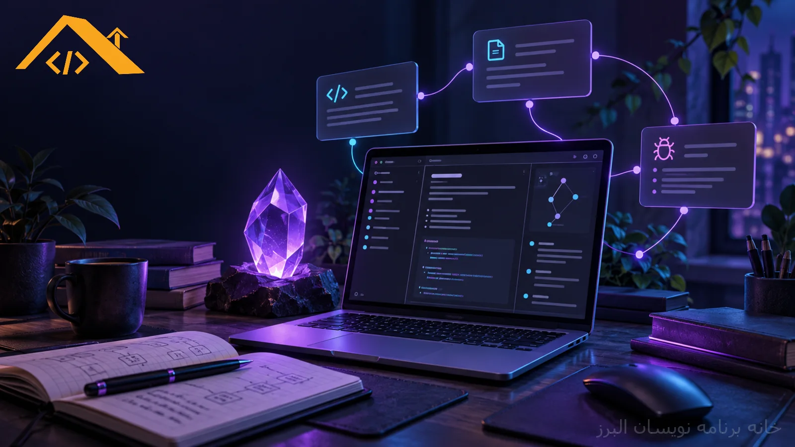 آموزش Obsidian؛ ساخت دفتر یادگیری برنامه‌نویسی با یادداشت‌های پیوندی